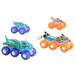 Hot Wheels Monster Trucks zestaw pojazdów w skali 1:64 Power Smashers Tracks Big Rig