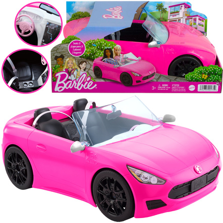 Mattel Barbie różowy kabriolet auto dla lalek