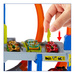 Hot Wheels City Tor Samochodowy z Garażem Speed Snap Mega Garaż + pojazd