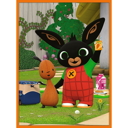 Puzzle 2w1 Memory Królik Bing z przyjaciółmi Trefl 3+