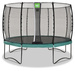 Trampolina ogrodowa z siatką zabezpieczającą Allure Classic 366 cm zielona