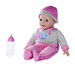 OUTLET Lalka Laura gaworząca 40 cm ze smoczkiem i butelką PRODUKT PO ZWROCIE