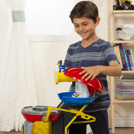 Psi Patrol Duża Wieża Baza + pojazd Chase z figurką Mighty Pups Kosmopieski wysokość 84 Cm