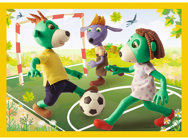 Trefl Puzzle 4w1 Wspólne zabawy Treflików