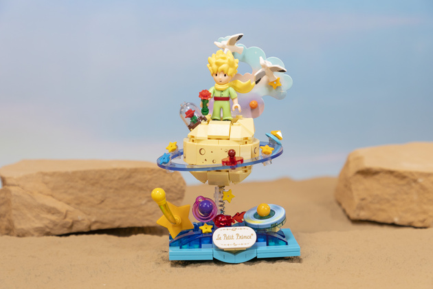 Klocki konstrukcyjne Pantasy Mały Książę Planeta Starry Ride Planet Le Petit Prince 220 elementów