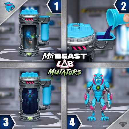 Figurka Mr Beast Lab Mutators w pojemniku Iconic Panther
