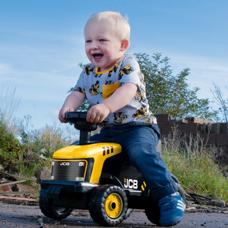 EVO Jeździk JCB Fastrac Traktor Ciagnik do odpychania odpychacz dla dziecka
