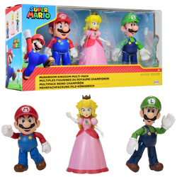 Super Mario Duże figurki Mario Luigi i księżniczki Peach 12 cm Mushroom Kingdom