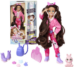 Zestaw Lalka Kawaii Hi Lucy z figurką króliczka Momo + akcesoria i książeczka do pobrania