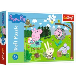 Trefl Puzzle 30 Świnka Peppa Leśna wyprawa