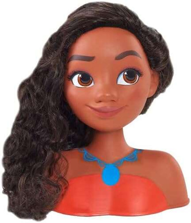 Lalka Głowa do czesania i stylizacji włosów Księżniczka Disney Vaiana Moana +szczotka
