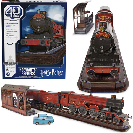 Puzzle 4D Build Harry Potter Hogwarts Zamek i pociąg Express modeli 3D do złożenia