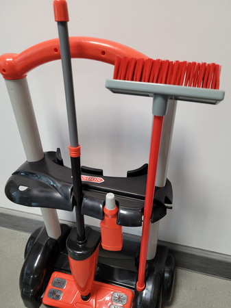 OUTLET Zestaw do sprzątania wózek mop miotła Casdon Henry Little Helper WYBRAKOWANY