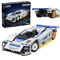 Klocki konstrukcyjne CaDA wyścigówka Samochód wyścigowy 50 cm 1:10 Mazda 787B Auto sportowe 1797 elementów