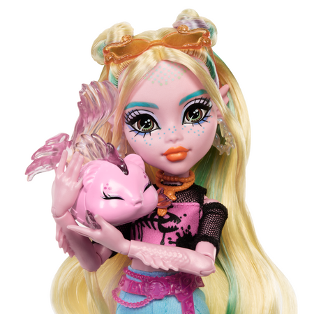 Monster High Lagoona Blue duża lalka 28 cm + akcesoria pupil Straszyceum