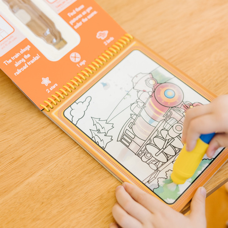 Kolorowanka Wodna Water Wow! Pojazdy Melissa & Doug Malowanka Kreatywna