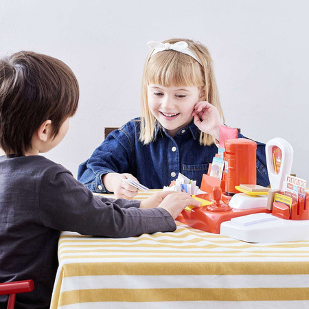 Zabawkowa poczta stoisko waga kartki dla dzieci + akcesoria 30 elementów