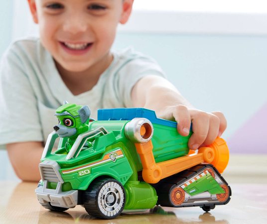 Psi Patrol Rocky Ciężarówka Pojazd Truck + Figurka The Movie Wielki Film