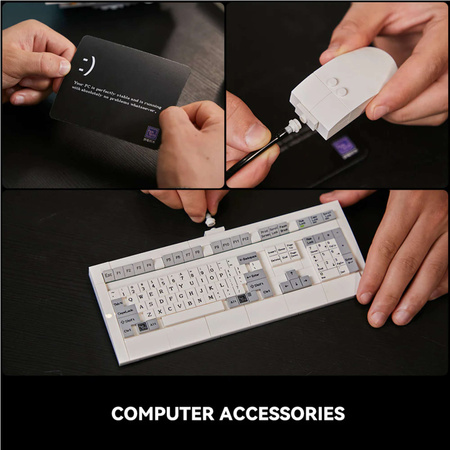 Klocki konstrukcyjne Pantasy Retro Vintage Komputer 1980s 1637 elementów