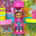 Koci Domek Gabi Wielki tęczowy dom z windą i laleczką Gabby's Celebration Dollhouse z dźwiękiem 60 cm