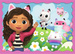 Puzzle Koci Domek Gabi Trefl 4 układanki