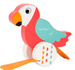 Drewniany Pchacz dla dzieci Papuga Lori 