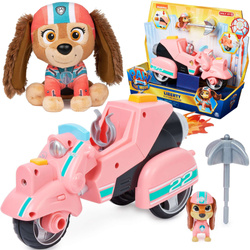Psi Patrol Liberty Pojazd Motocykl The Movie + Figurka i Maskotka 16 cm 