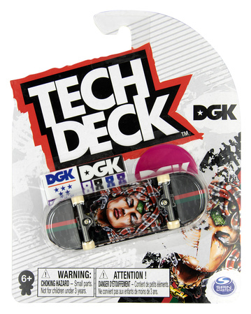 Tech Deck deskorolka fingerboard DGK Meduza+ naklejki