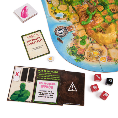 Jumanji Popłoch Kooperacyjna Gra planszowa Eksploracja Przygoda