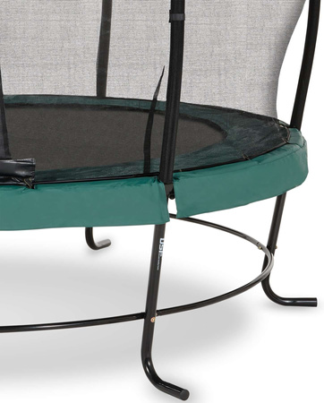 Trampolina ogrodowa z siatką zabezpieczającą Lotus Classic 305 cm zielona