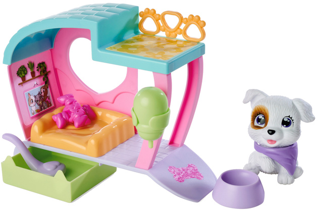 Pamper Petz Zestaw Playhouse figurka pieska i domek + akcesoria