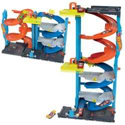 Hot Wheels City zestaw Wyścigowa Wieża z transformacją + pojazd