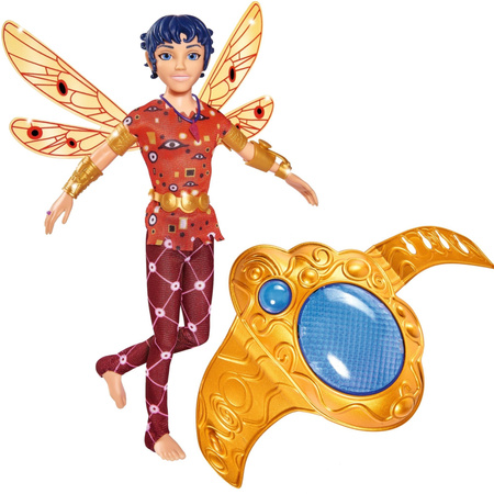 Mia i ja Zestaw Lalka Mo Elf z ruchomymi skrzydłami i świecąca bransoletka ze światłem i dźwiękiem