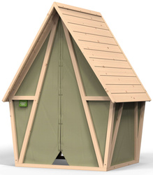Drewniany domek ogrodowy dla dzieci namiot Yuki 100