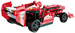 Klocki konstrukcyjne CaDA Auto sportowe czerwony samochód RC 32 cm wyścigówka 317 elementów