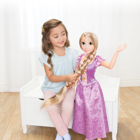 Lalka Disney Princess Księżniczka Roszpunka Zaplątani Rapunzel lalka 81 cm