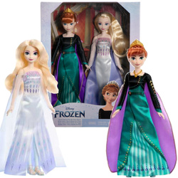 Disney Kraina Lodu Zestaw Królowa Elsa i Śnieżna Królowa Anna Dwie Lalki Siostry Frozen