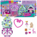 Polly Pocket zestaw kompaktowy świąteczny Holiday Connects choinka renifer + figurki