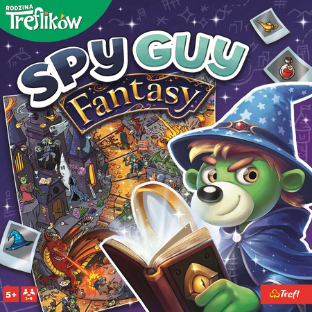 Trefl Gra Detektyw Spy Guy Fantasy Rodzina Treflików Rodzinna Planszowa Towarzyska
