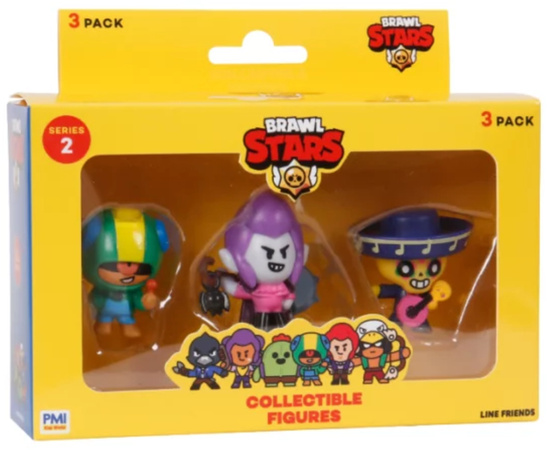 Brawl Stars zestaw 3 losowych figurek z serii 2