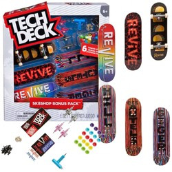 Fingerboard Zestaw 6 pak Deskorolki Baker Revive + akcesoria Tech Deck