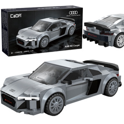 Klocki konstrukcyjne CaDA wyścigówka Samochód wyścigowy Audi R8 Coupe Auto sportowe 199 elementów