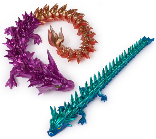 Smok Dragon Figurka Kryształowy Smok Jajko Smok Crystalynx Seria 2