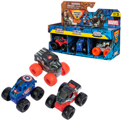 Monster Jam zestaw 3 auta Mini Jams Marvel Winter Soldier Captain America War Machine