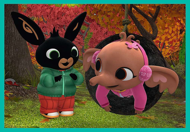 Puzzle 10w1 Co robi Króliczek Bing? 329 elementów Trefl