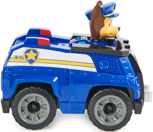 Psi Patrol 2w1 Figurka piesek Chase + radiowóz policyjny wóz pojazd samochód ECO