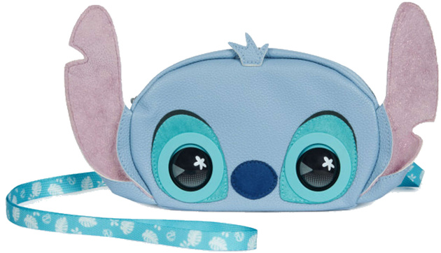 Purse Pets Disney Lilo i Stitch Interaktywna Torebka z ruchomymi oczami z dźwiękiem + strój karnawałowy Stitch kostium przebranie 127-136 cm (7-8 lat) Kigurumi