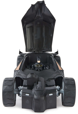 Zestaw kostium Batman + maska i peleryna, Batmobile zdalnie sterowany pojazd RC samochód auto i figurka DC Comics