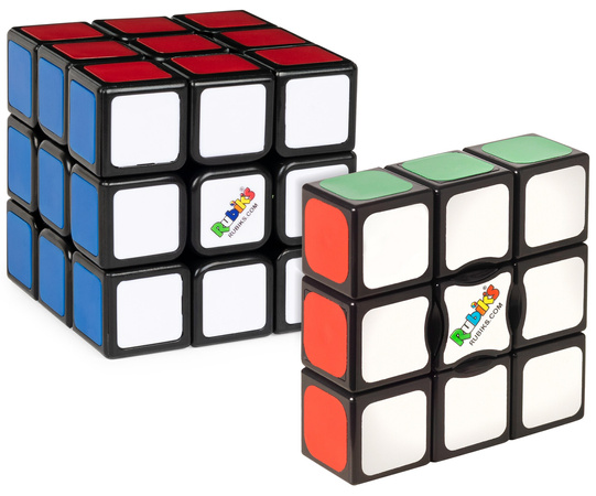 Zestaw Startowy 2 Kostki Rubika 3x3 + rubik's Edge Simple Dla Początkujących