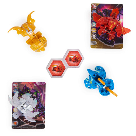 OUTLET Bakugan Evolutions Duży Zestaw Platinum Battle Bundle Figurki Karty BakuCores Mata USZKODZONE OPAKOWANIE